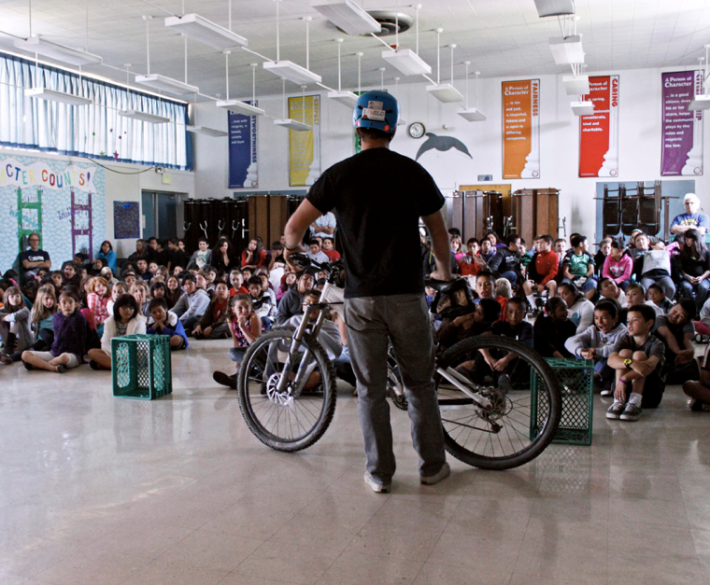 Bike education in San Luis Obispo County. Photo: BikeSLO County
