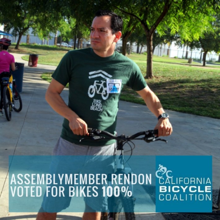 Of course Long Beach's Assemblymember gets a 100% and a cool picture. Typical.