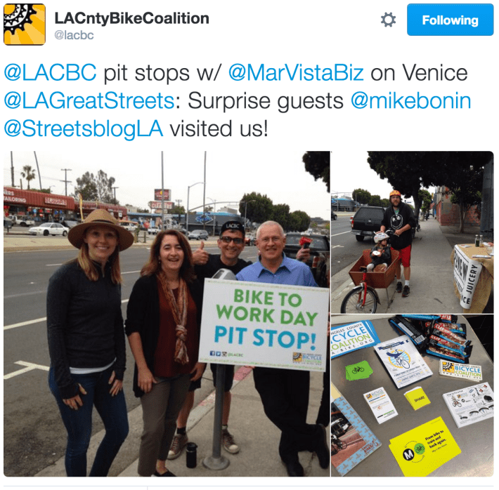 Image via ##http://twitter.com/lacbc##Los Angeles County Bicycle Coalition/Twitter.##