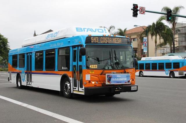 Bus ridership is expected to decrease six percent next year, but fare prices and service levels will remain the same. Image: OCTA