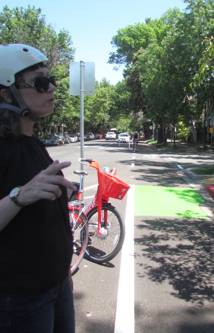 Jennifer Donlon-Wyant discusses Sacramento's new parking-protected bikeways.
