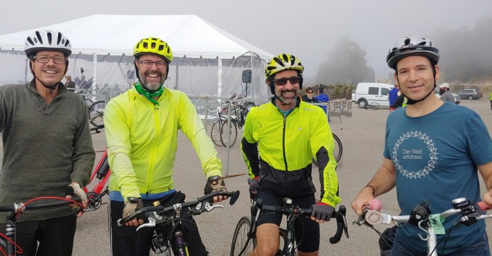 From left, Robert Raburn, founder of East Bay Bicycle Coalition, Jeff Hobson of Photo courtesy Jason Meggs