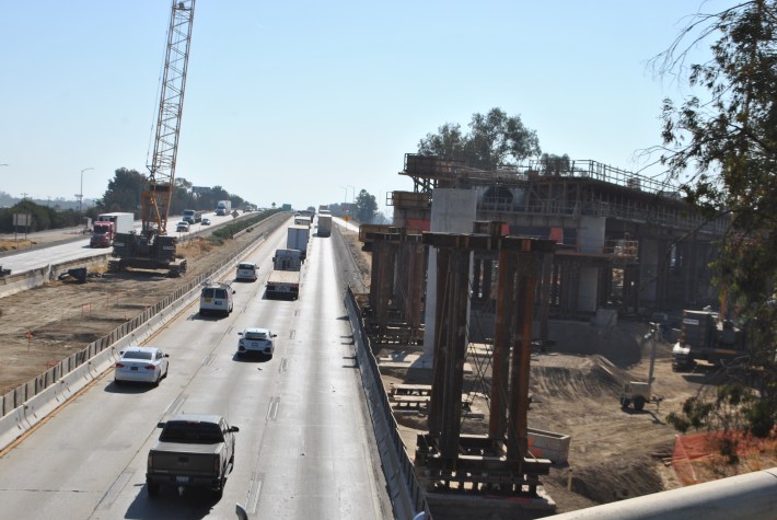Cedar Viaduct under construction in 2019 - photo via CAHSRA