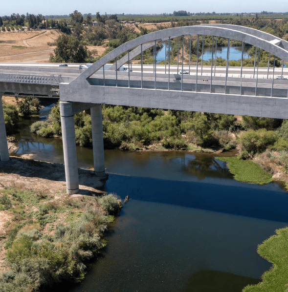San Joaquin River Viaduct. Image: CAHSRA