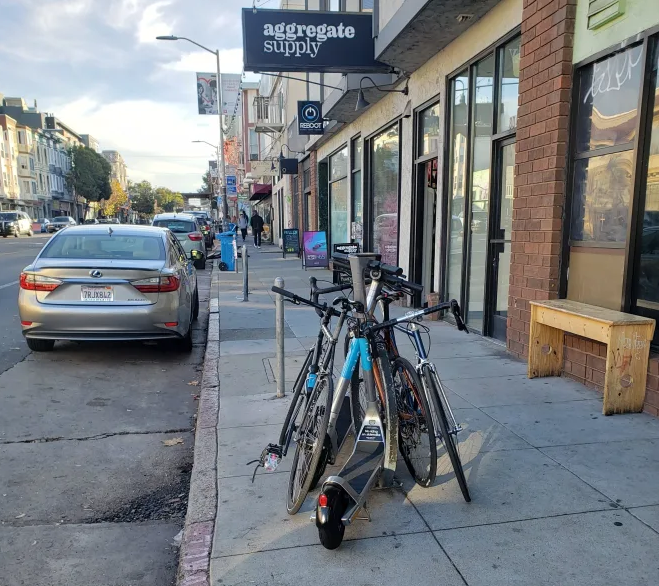 Where Can a Body Safely Park a Bike? - Streetsblog California