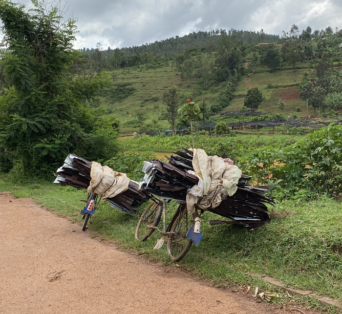 Sometimes the bikes need a rest. Rwanda. Photo by Melanie Curry/Streetsblog