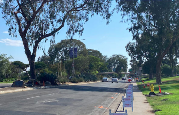 Ready for construction to begin on Park Blvd in Balboa Park.