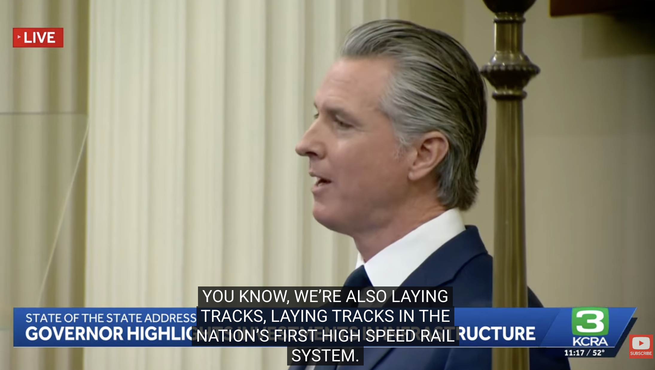 Excerpts on Transportation and Livability from Governor Newsom's State of the State - Streetsblog California